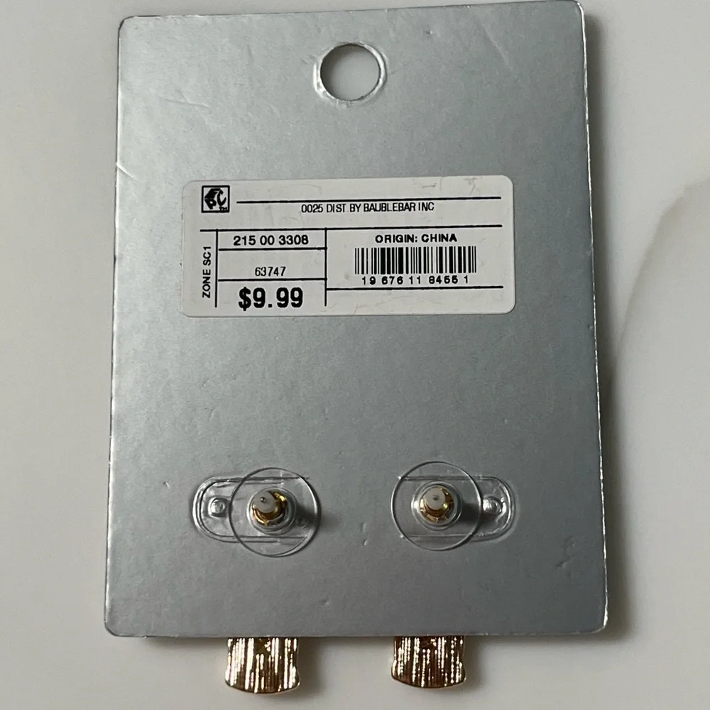 NWT Baublebar Sugarfix Naughty > Nice Earrings - Picture 2 of 3